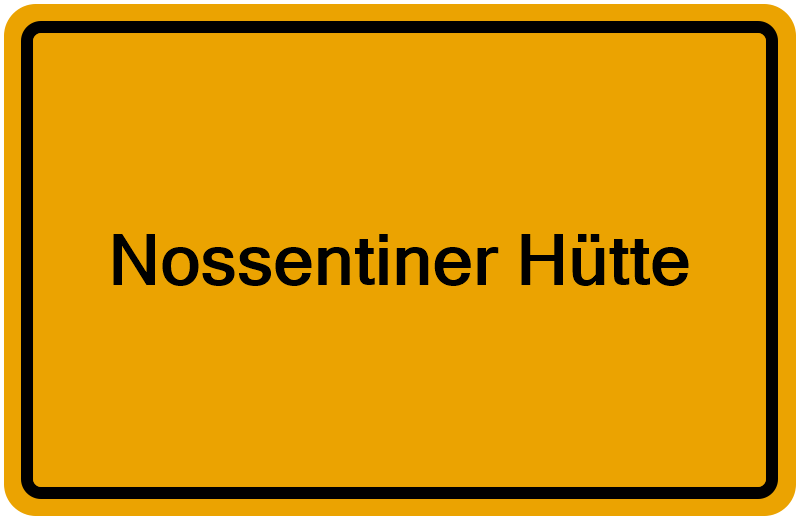 Handelsregister Nossentiner Hütte